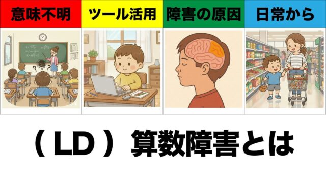 算数障害（ディスカリキュリア）とは？努力不足ではない「数が苦手」な子の原因と安心できる支援法