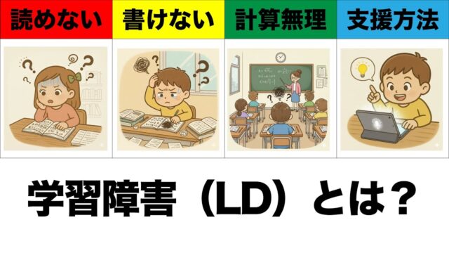 学習障害（SLD）とは？努力不足ではない「読み書き計算」の困難さと家庭でできる支援法