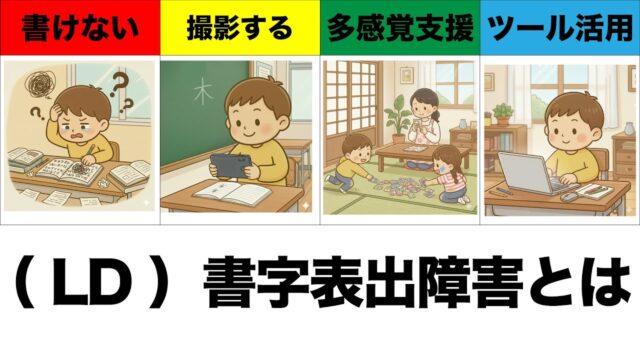 書字表出障害（ディスグラフィア）とは？「書くのが苦手」は努力不足じゃない！原因と家庭でできる支援法