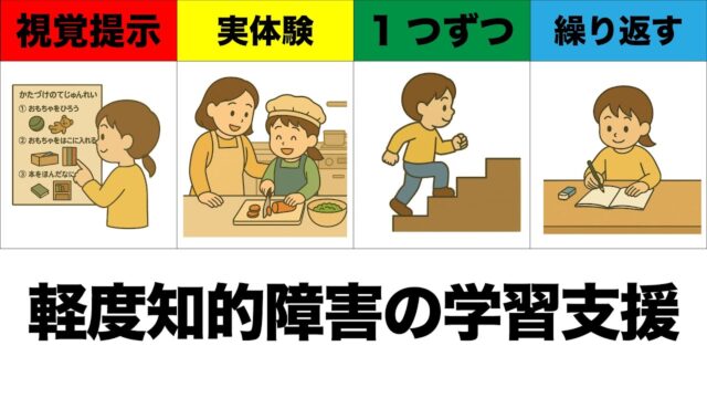 軽度・中等度知的障害のある子への学習支援：カギは「具体化」と「繰り返し」｜富山の指導員が解説