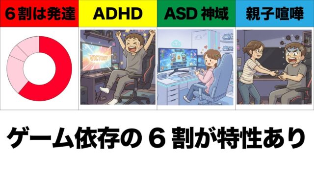 ゲーム依存の6割が発達障害？富山の指導員が解説するADHD・ASDとの危険な相性と対処法