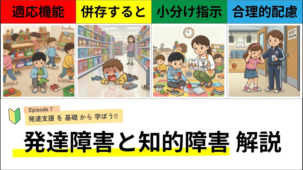 【知的障害】知的障害とは何なのか？IQや適応機能について解説
